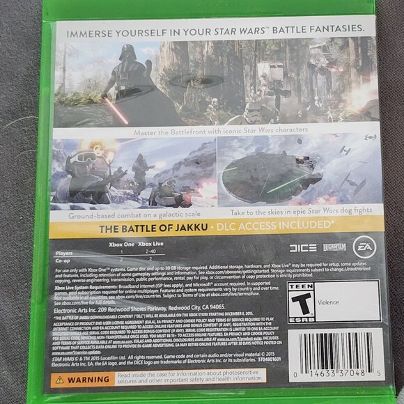 Microsoft Xbox One Star Wars Battlefront Exclusive Walmart Trading Disc and Game - Picture 6 of 16